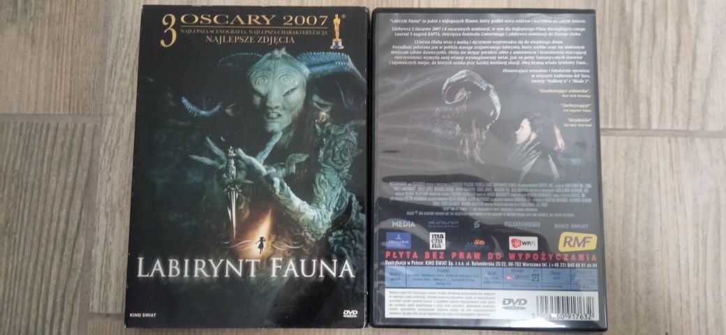 Labirynt fauna dvd stan idealny box