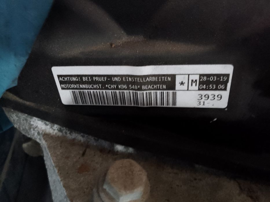 Silnik CHY 1.0 MPI 67t km VW Polo Up SEAT Ibiza Mii SKODA Fabia Citygo