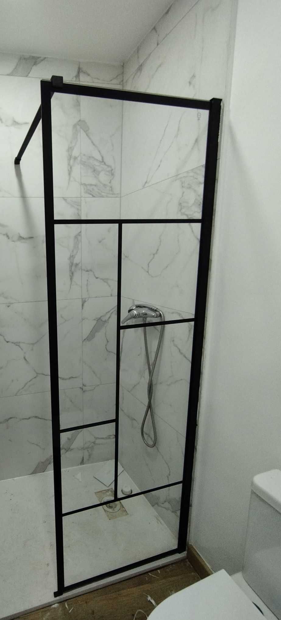 Painel de duche STUDIO 80X200 preto