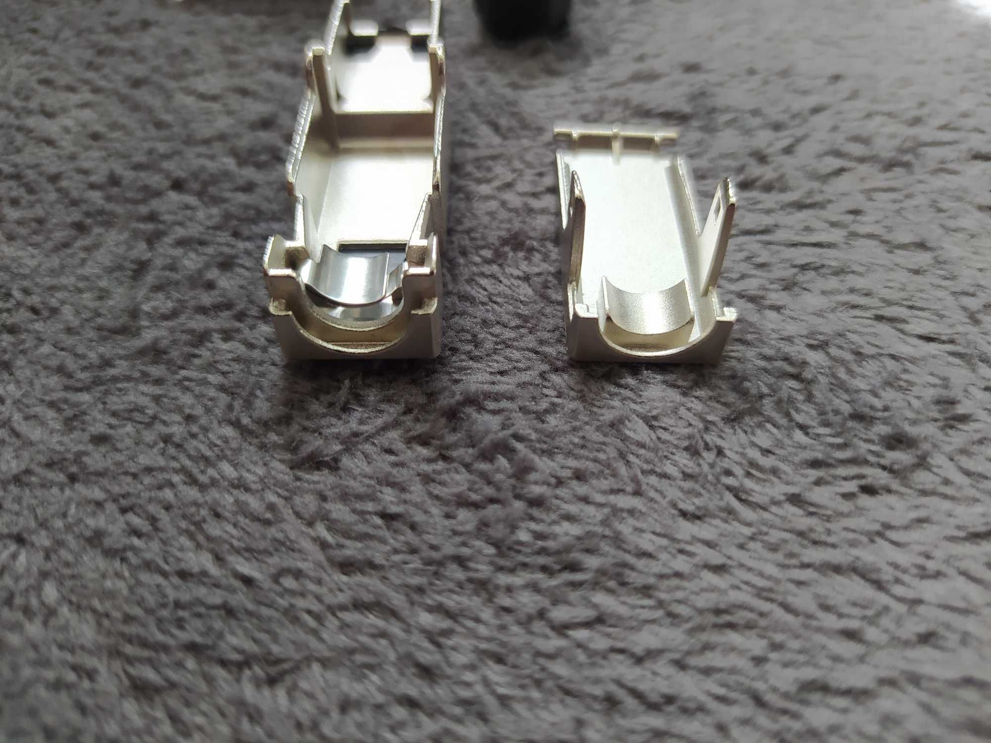 RJ45 wtyk kat. 6a STP prosty, beznarzędziowy, drut, Schrack HSISR6SI3A