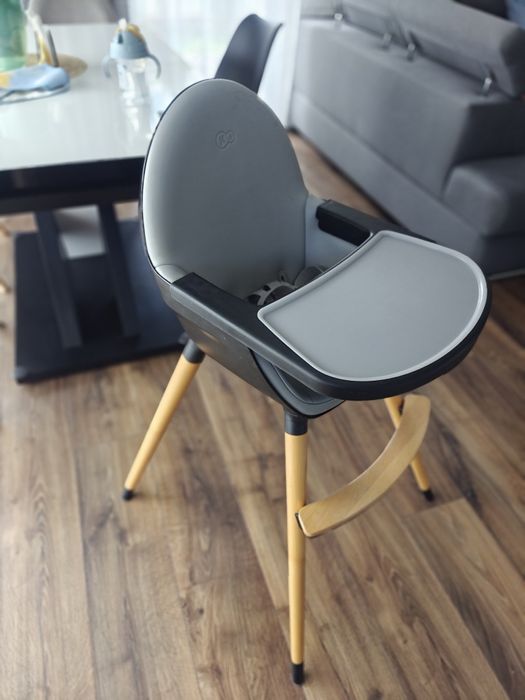 Krzesełko do karmienia KINDERKRAFT Fini Czarne