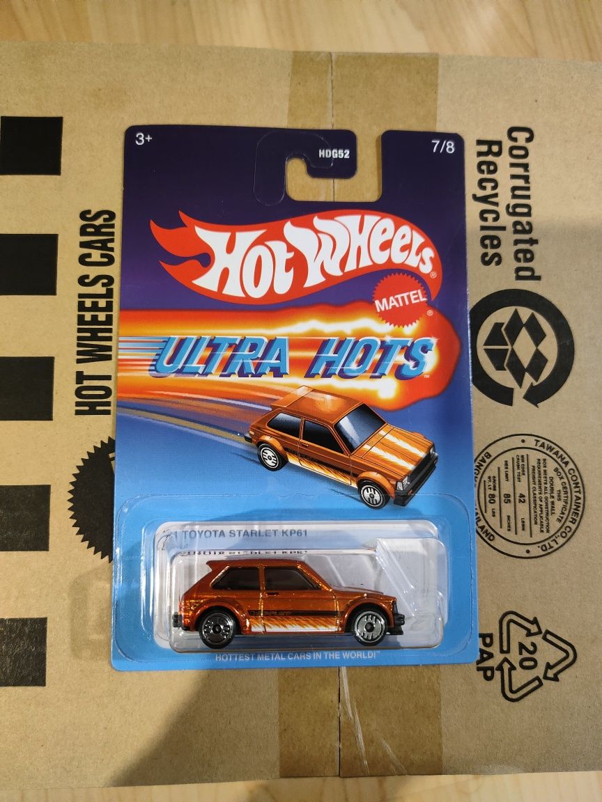 '81 Toyota Starlet KP61 Ultra Hots JDM Hot Wheels J-imports Japan