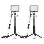 Zestaw Studyjny Neewer Zc-10S Dwie Lampy Led + Filtry + Statywy