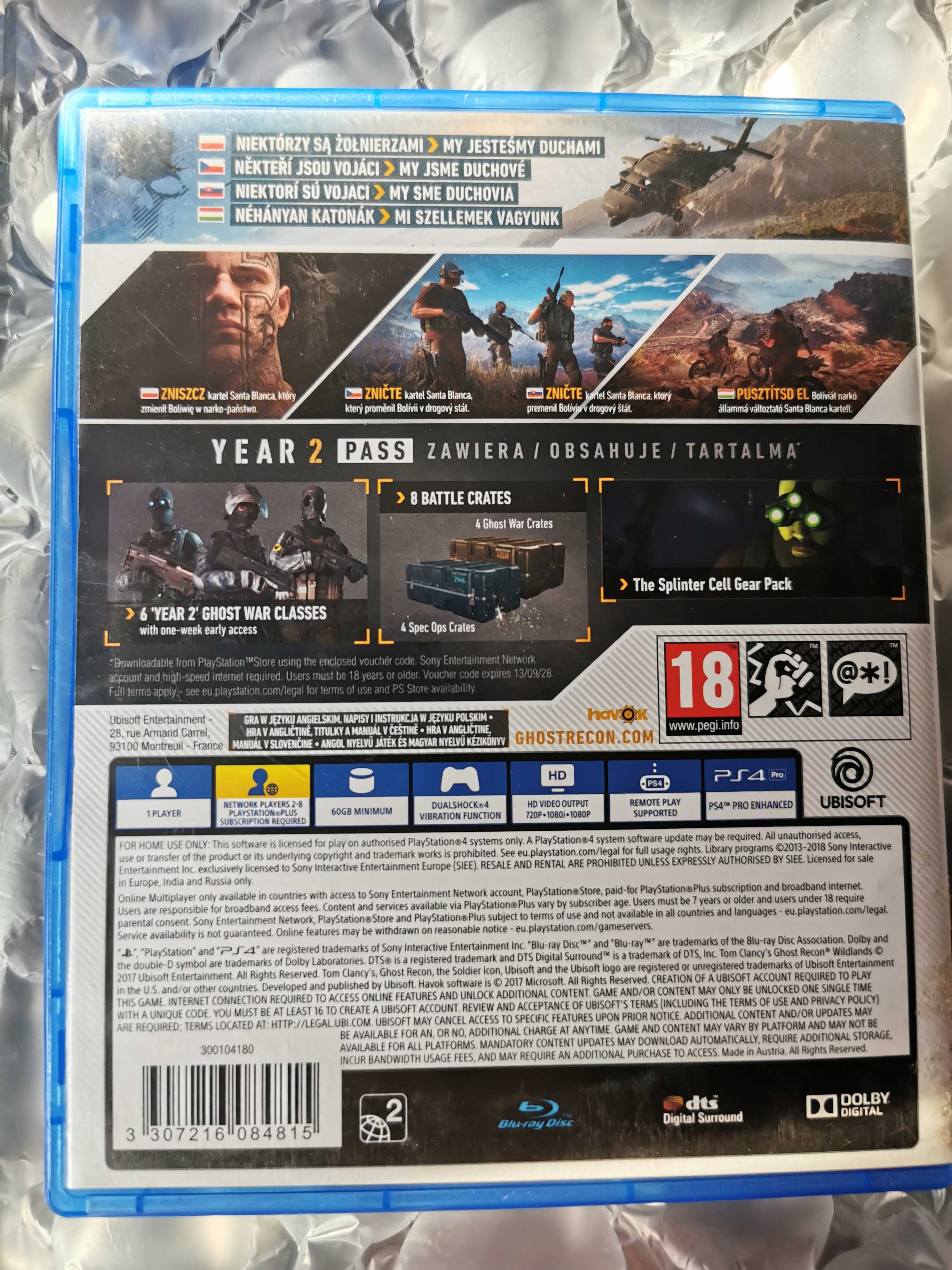 Tom Clancy's GHOST RECON: WILDLANDS - PL - PS4 (używana)