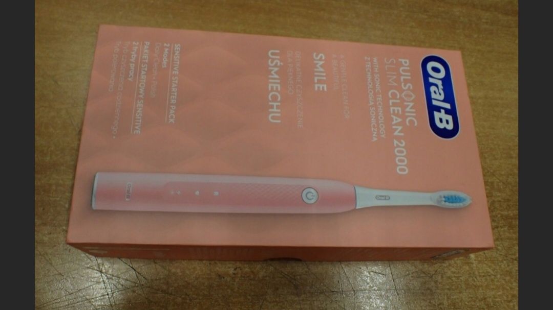 Szczoteczka elektryczna ORAL-B Pulsonic Slim Clean 2000 Różowa