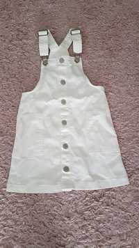 Sukienka jeansowa biała HM 104