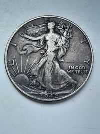 Half dolar 1942 r USA