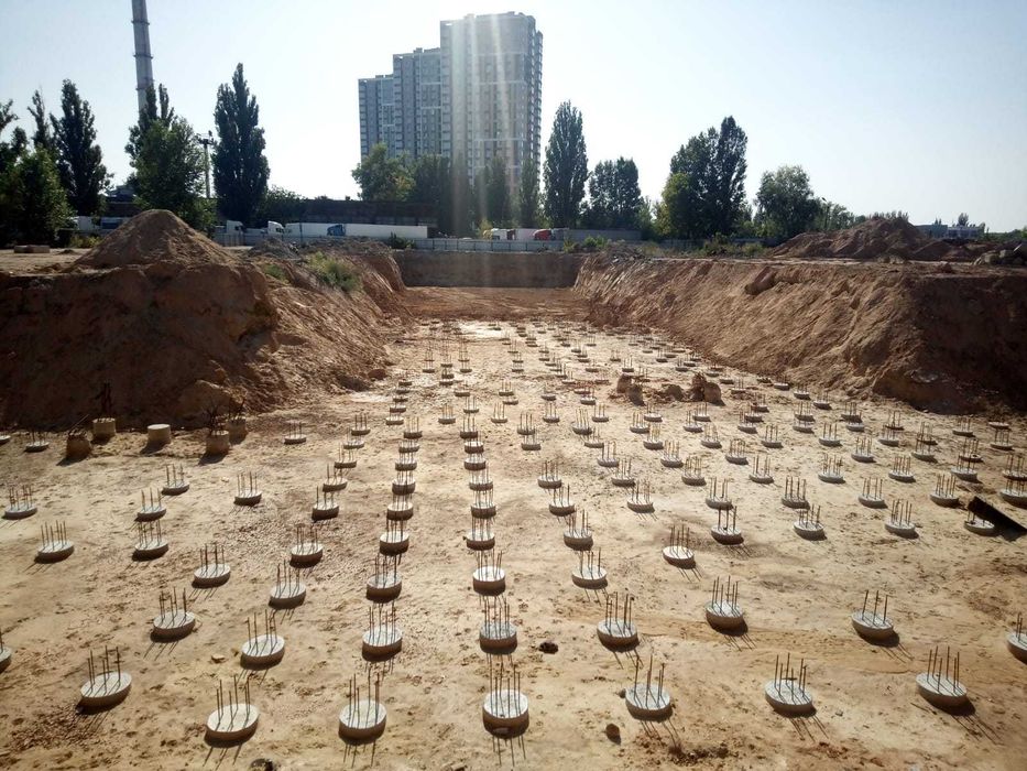 Буріння свай під фундамент | Влаштування пальових полів