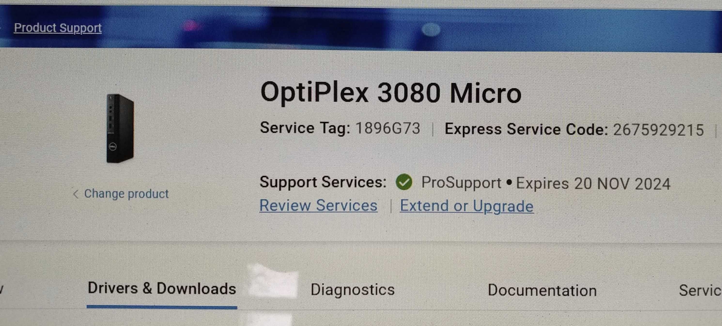 Dell OptiPlex 3080 MFF - Core i3-10100T 3,8G/8GB/SSD 256GB/на гарантии