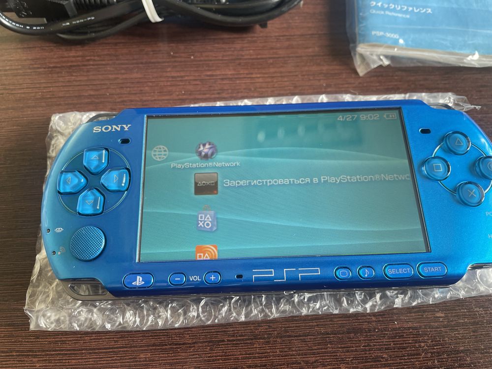 Sony psp 3000 carnival blue