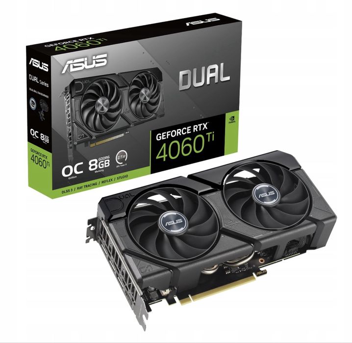 Karta Graficzna Asus Dual GeForce Rtx 4060 Ti Evo Oc Edition 8GB