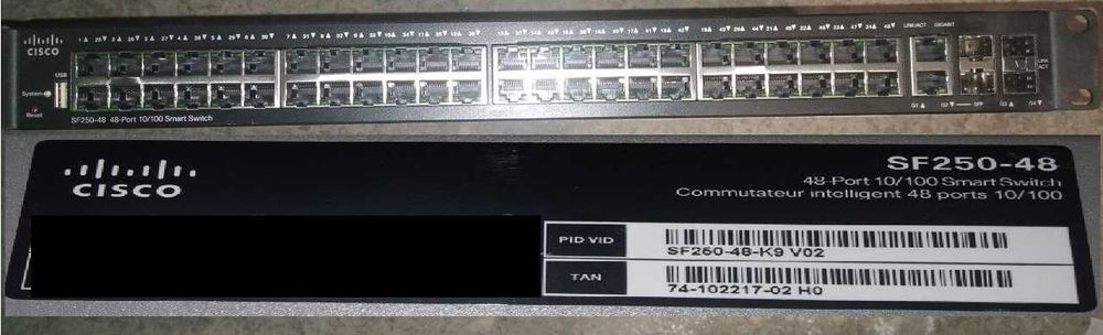 Мережеве обладнання світч Cisco комутатор POE