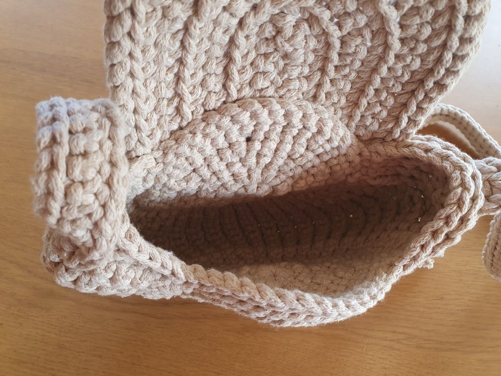 Nowa torebka handmade ze sznurka