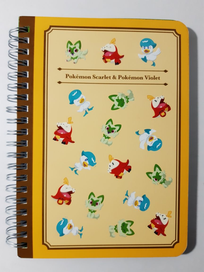 Caderno Pokémon Scarlet & Violet (Prémio Exclusivo My Nintendo, 2022)