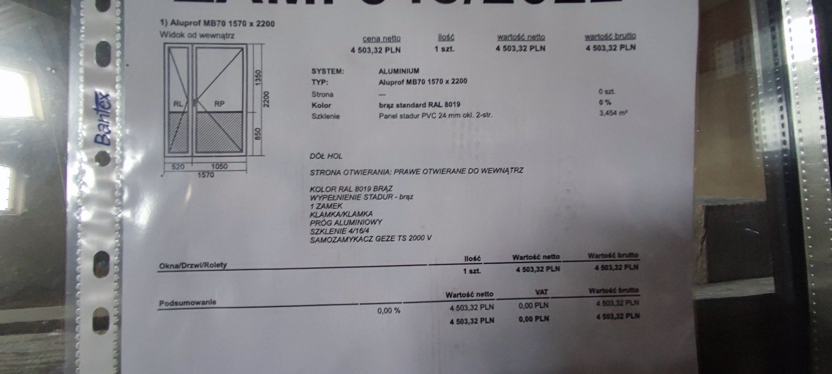 Drzwi Aluminiowe Aluprof