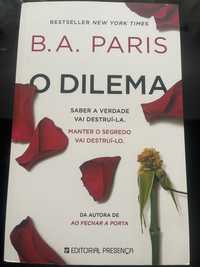 Livro “O dilema” de B. A. Paris