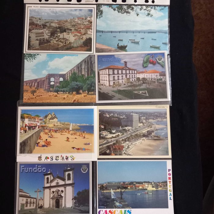 Postais ilustrados variados