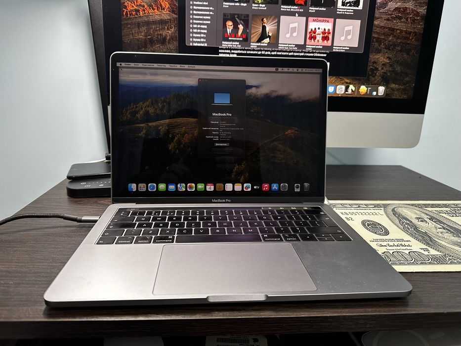 Macbook pro a1989 2018p i5/8gb/1536vr/256ssd
