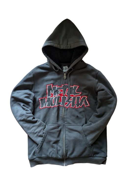 зіп худі metal mulisha (sk8, metal, y2k, vintage)