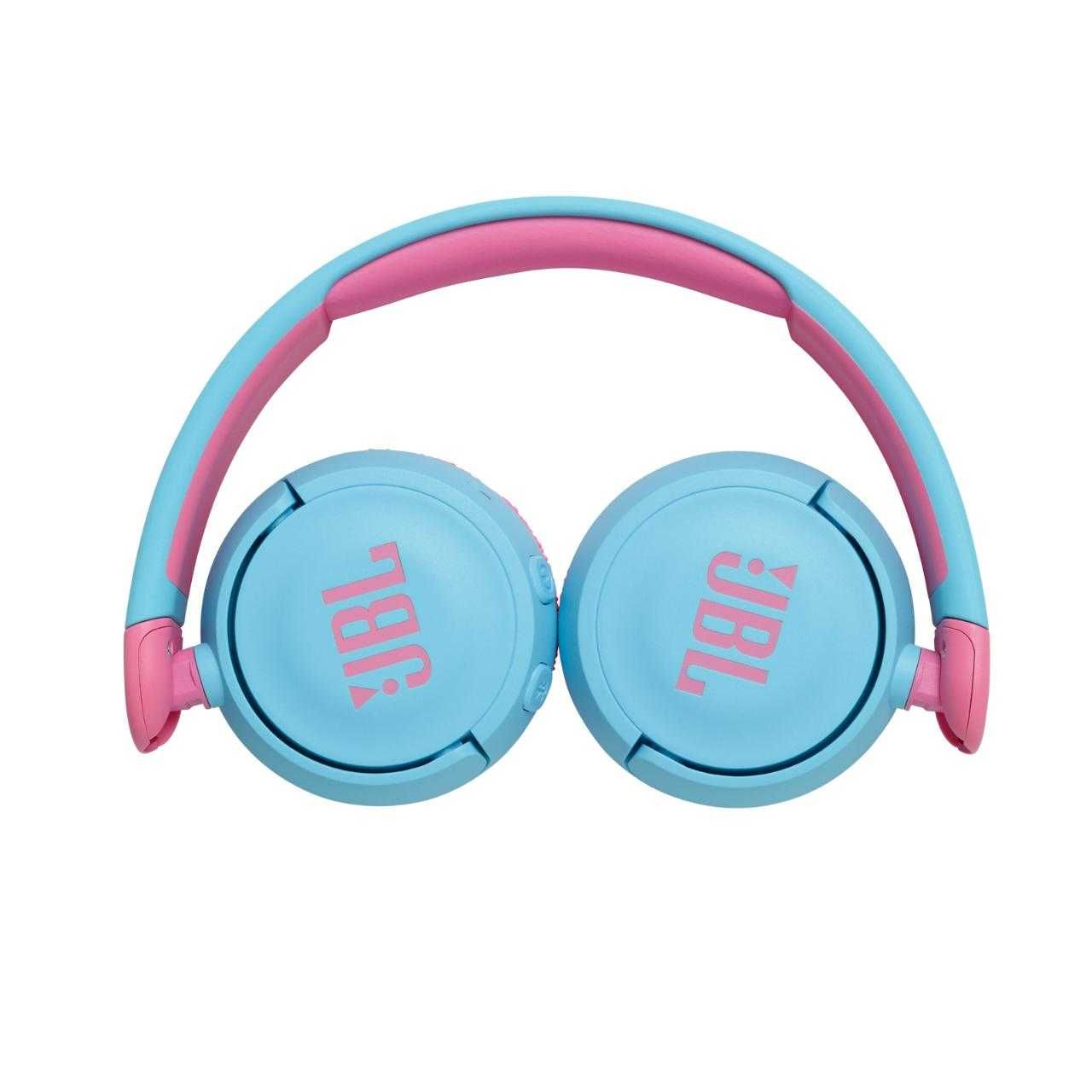 Bezprzewodowe słuchawki nauszne JBL Jr 310 BT Pink Blue NOWE