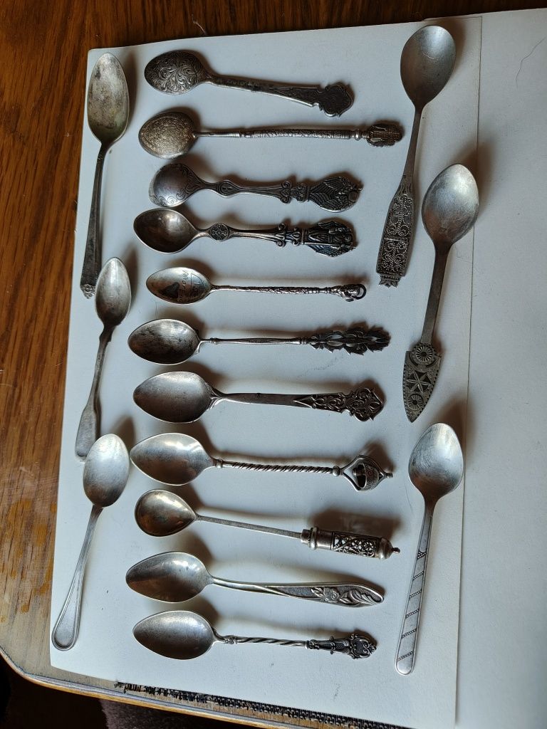 Серебряные кофейные, чайные ложки