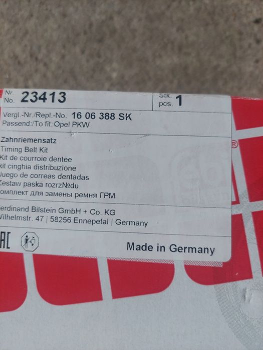 Nowy Rozrząd Febi Opel