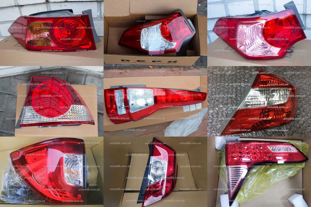 Задні фонарі Honda Accord 7, 8, 9, Civic, Jazz/Fit, HRV, CRV, Pilot