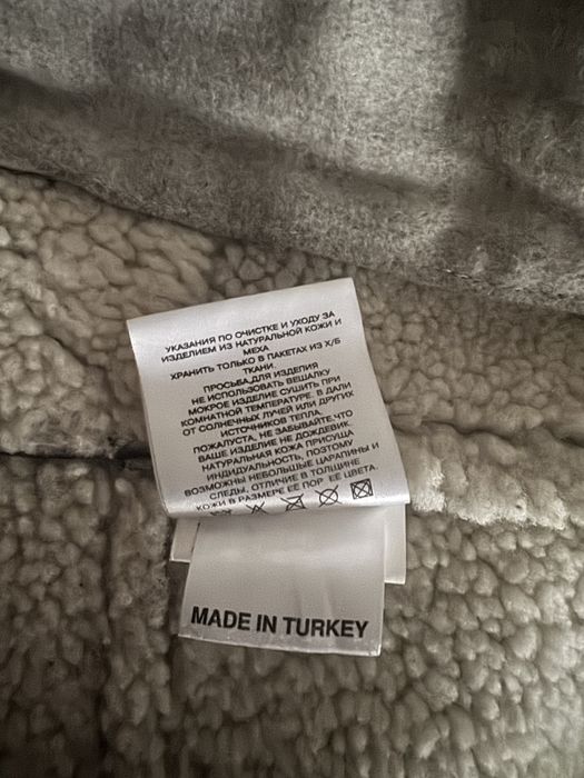 Дубленка натуральная овчина zara