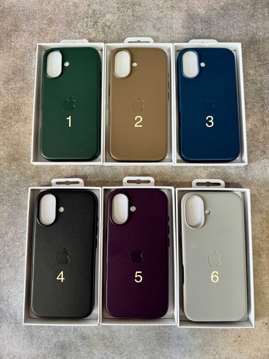 Чохол Leather Case MagSafe + Animation iPhone 16 16 Pro Max чехол