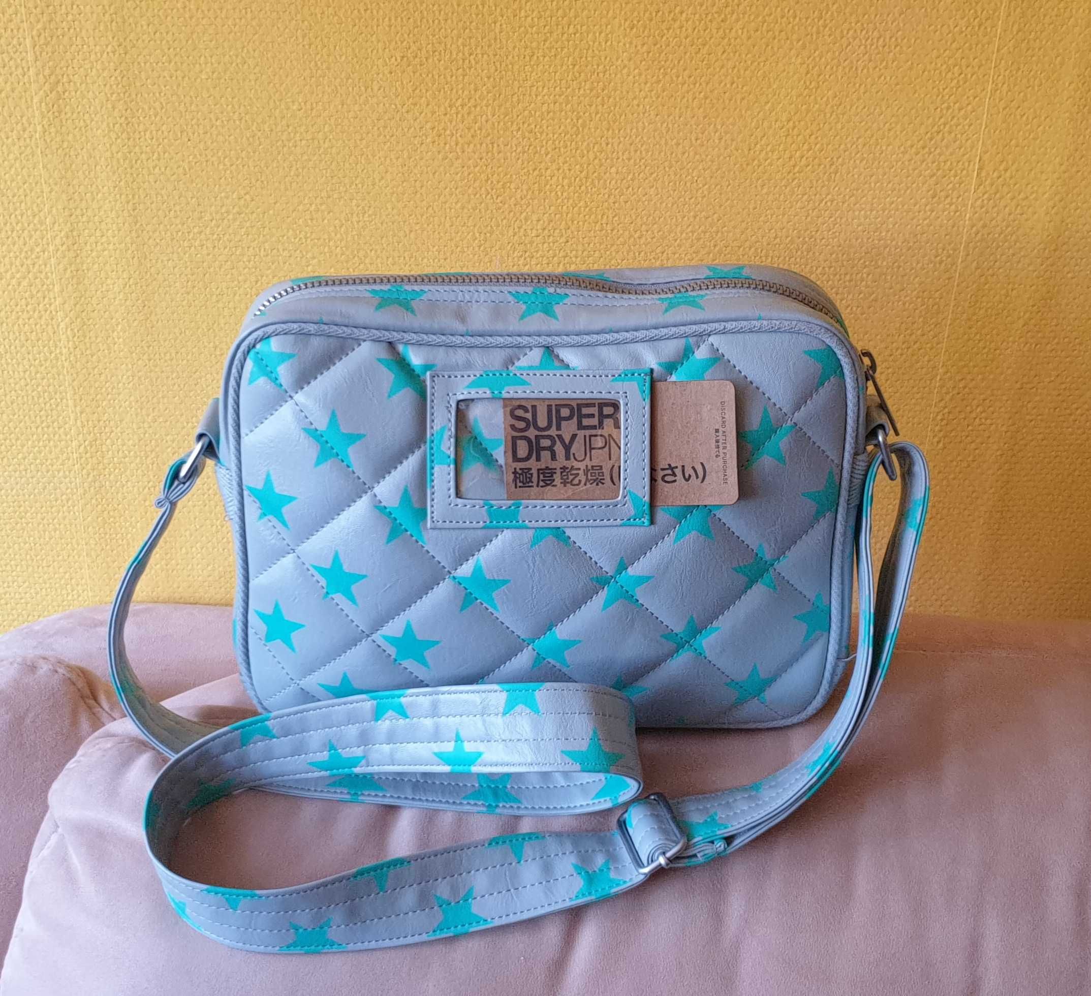Oryginalna torba listonoszka SuperDry Stars Nowa