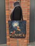 Torba na ramię zamek 36x36 cm Mały książę Dzień matki dla nauczyciela