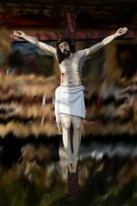 Rzeźba Chrystus na Krzyżu