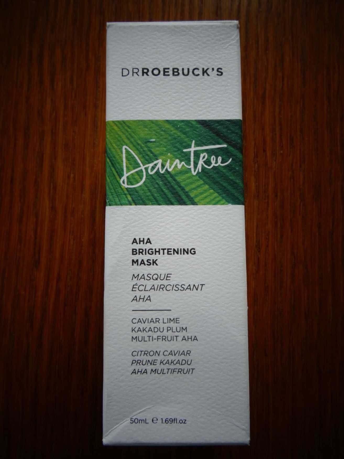 Dr Roebuck's Daintree AHA Brightening Mask Maska rozjaśniająca 50ml