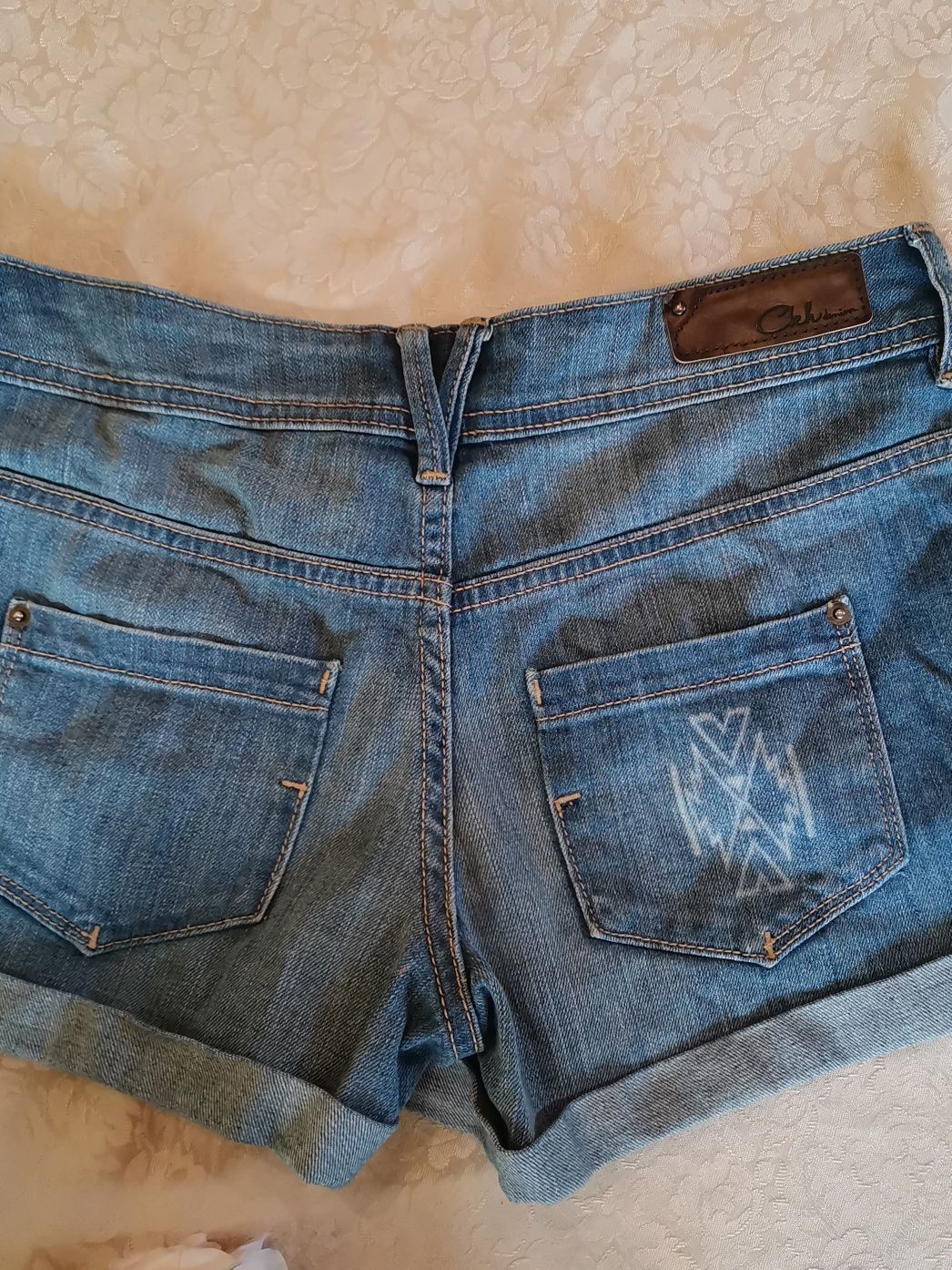 Krótkie spodenki damskie C&A, rozm 36, jeans, nowe