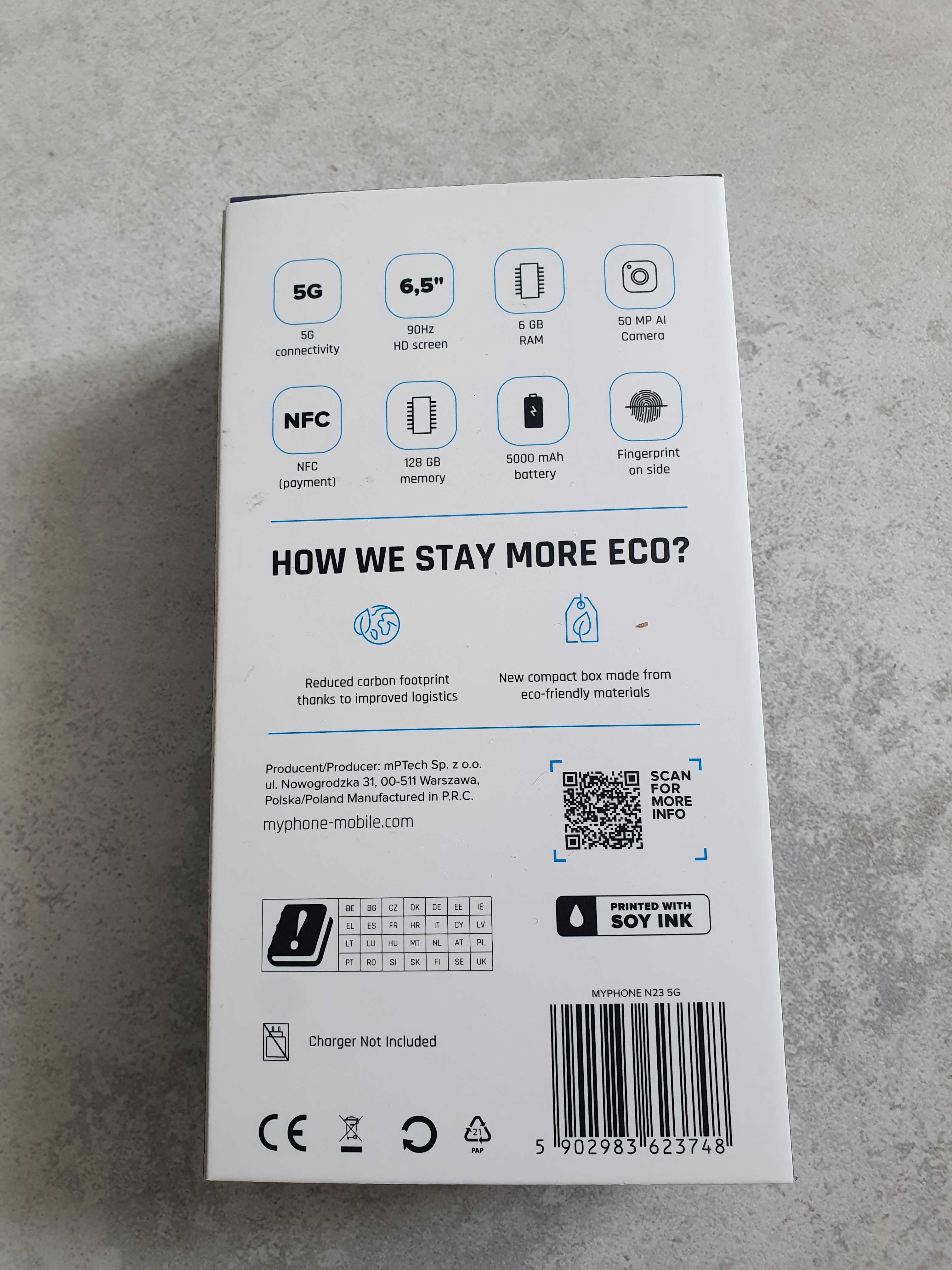 Smartfon MYPHONE N23 5G 6/128GB