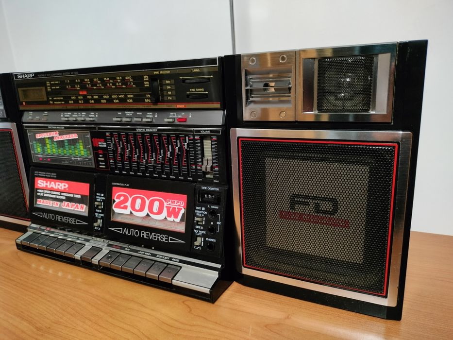Super Sharp Wf939, radiomagnetofon, boombox, p.sprawny.