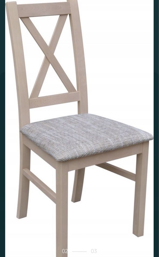Zestaw 4 krzesla + stol Promocja