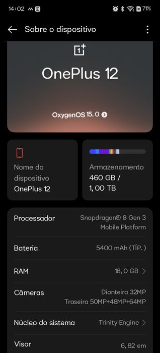 Oneplus 12 - 16gb/1Tb - global