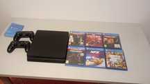 Konsola PS4 1tb z padami i grami