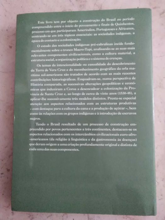 A Construção do Brasil -Do Início do Povoamento a Finais de Quinhentos
