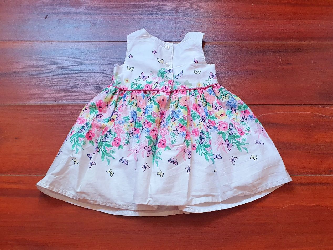 Vestido borboletas bebé 0-3 meses