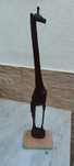 Girafa em pau preto ou pau Ferro