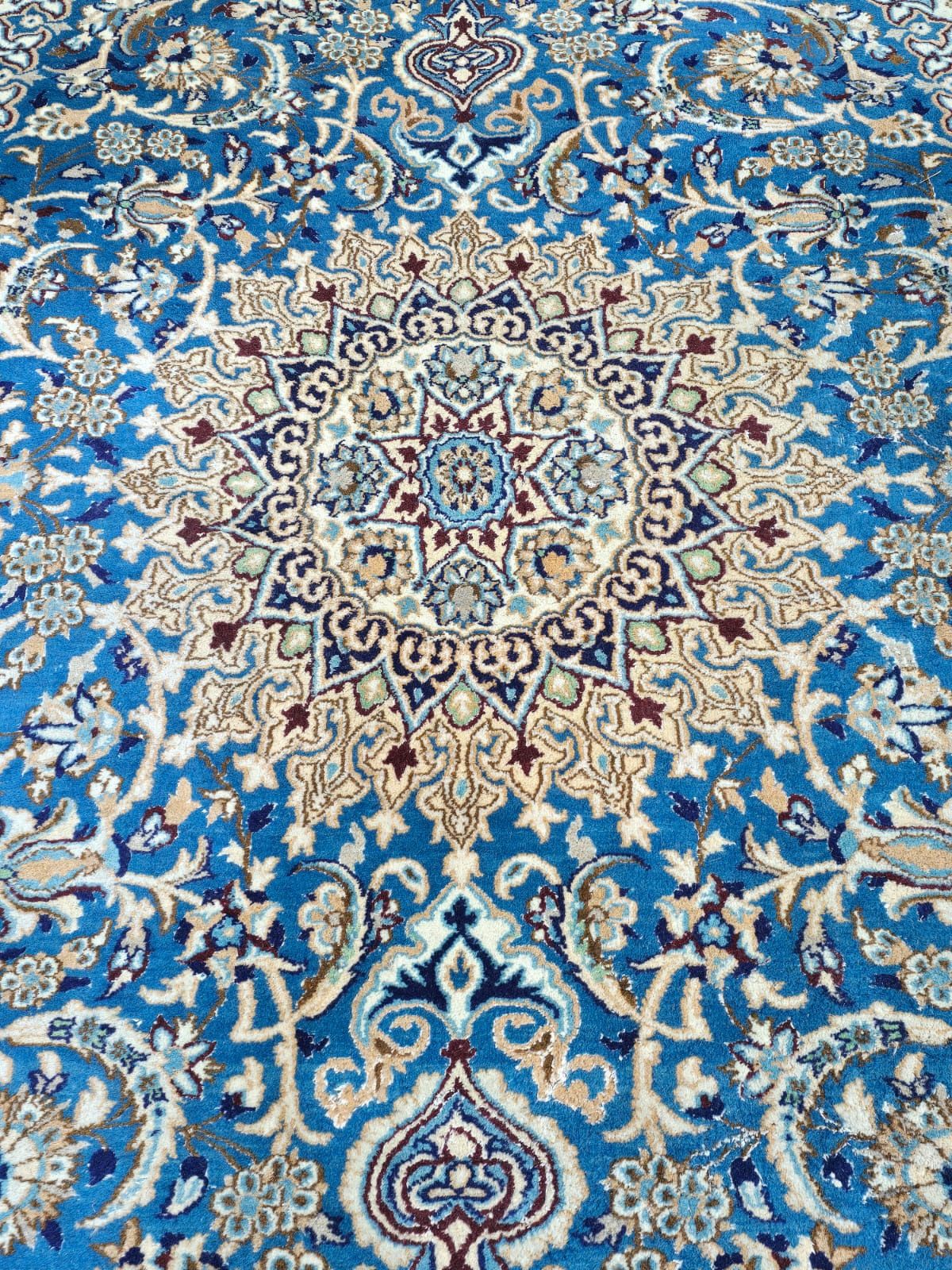 Nain Vintage - Perski dywan z Iranu 200 x 300 - z wełny i jedwabiu