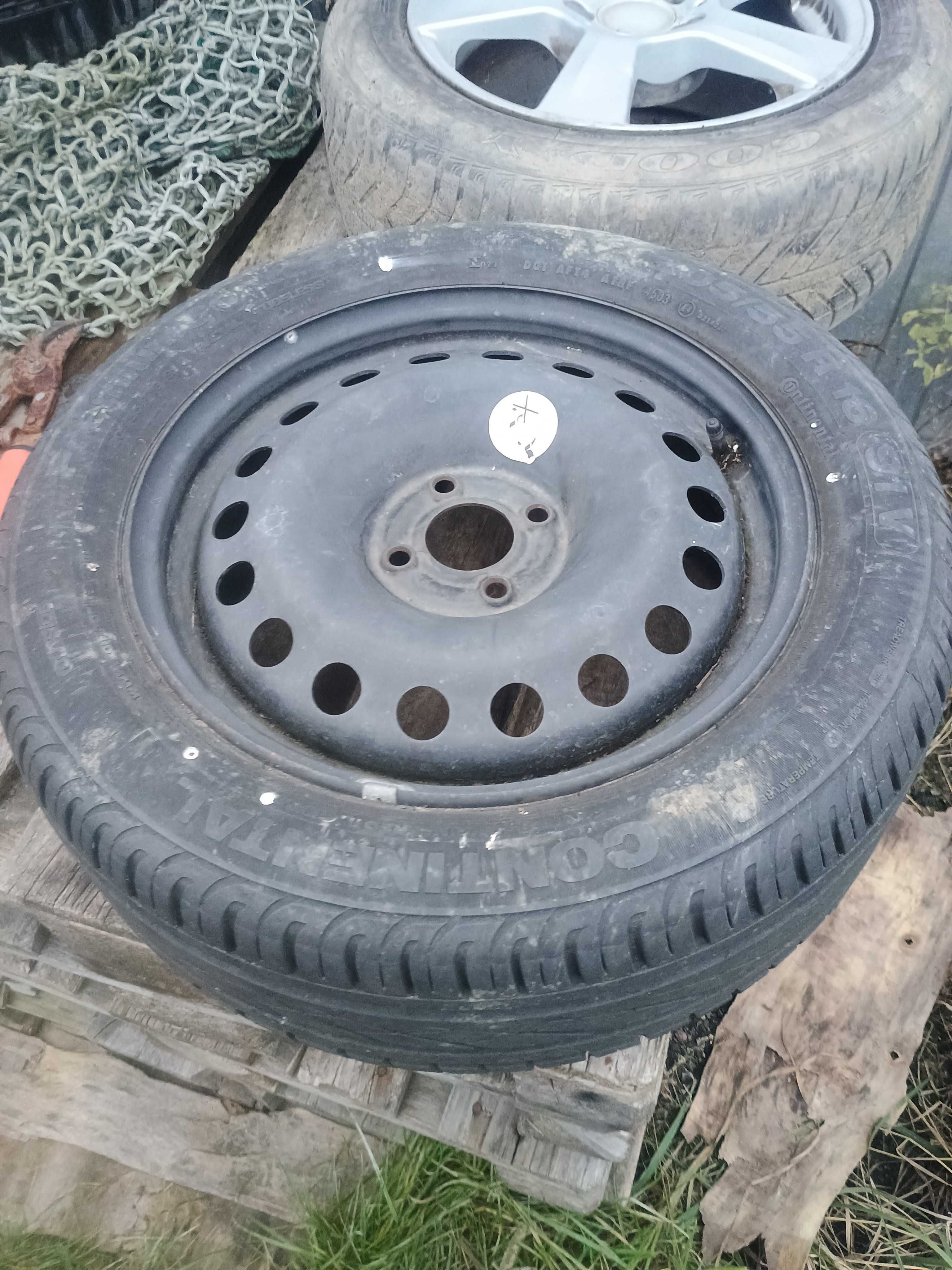 Felga Stal Opona ZAPAS Koło Zapasowe 16 cali Renault 4x100 ET49 Dacia
