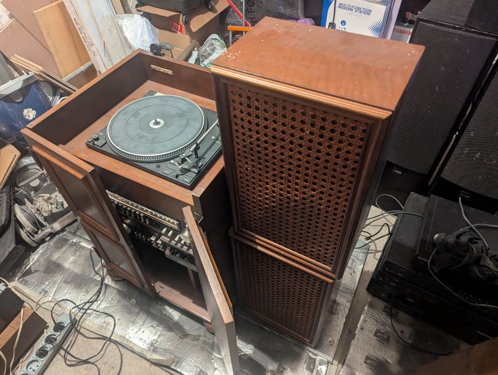 Grundig r1000+cf5000+ gramofon i kolumny