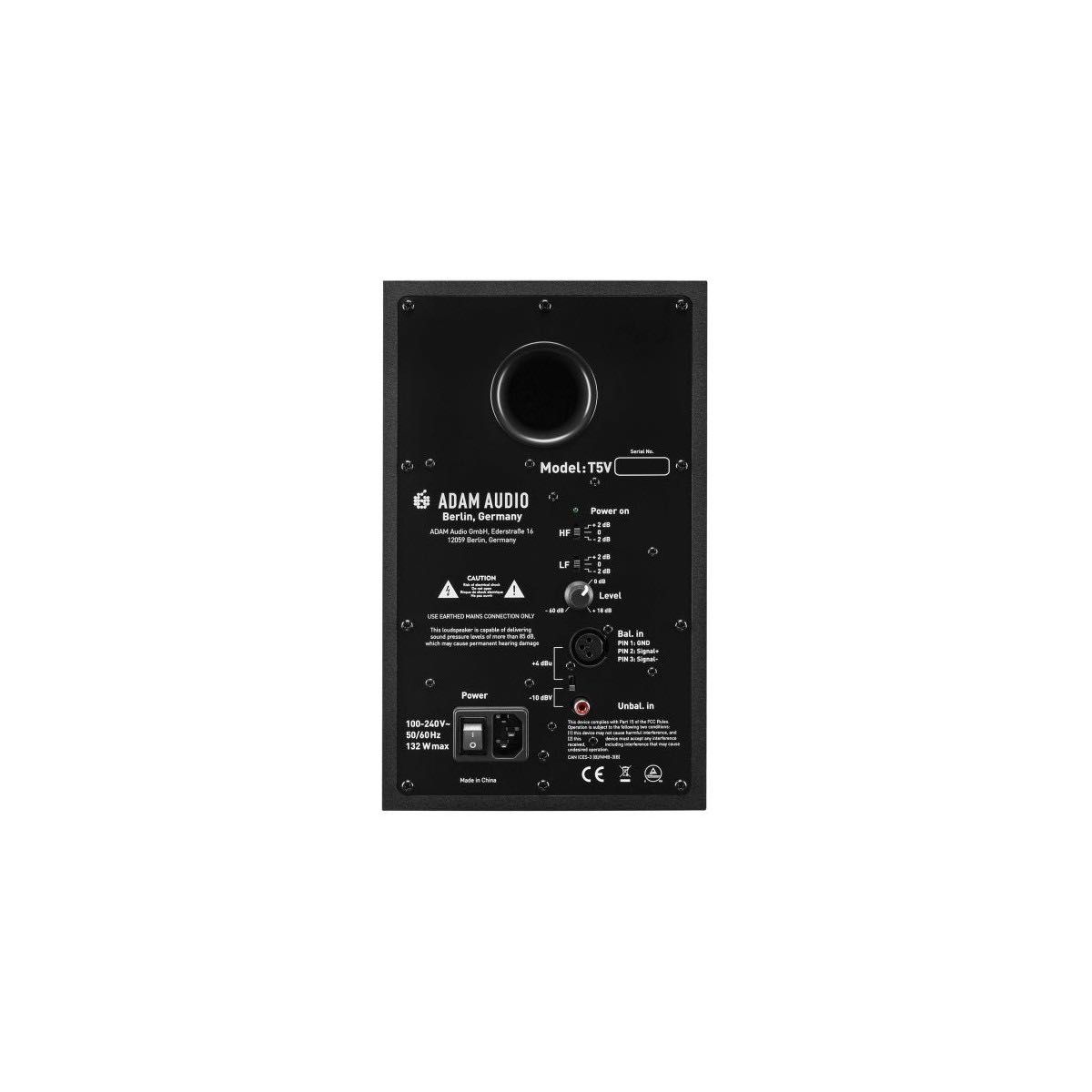 ADAM AUDIO T5V monitor studyjny bliskiego pola, dwudrożny, Woofer 5″