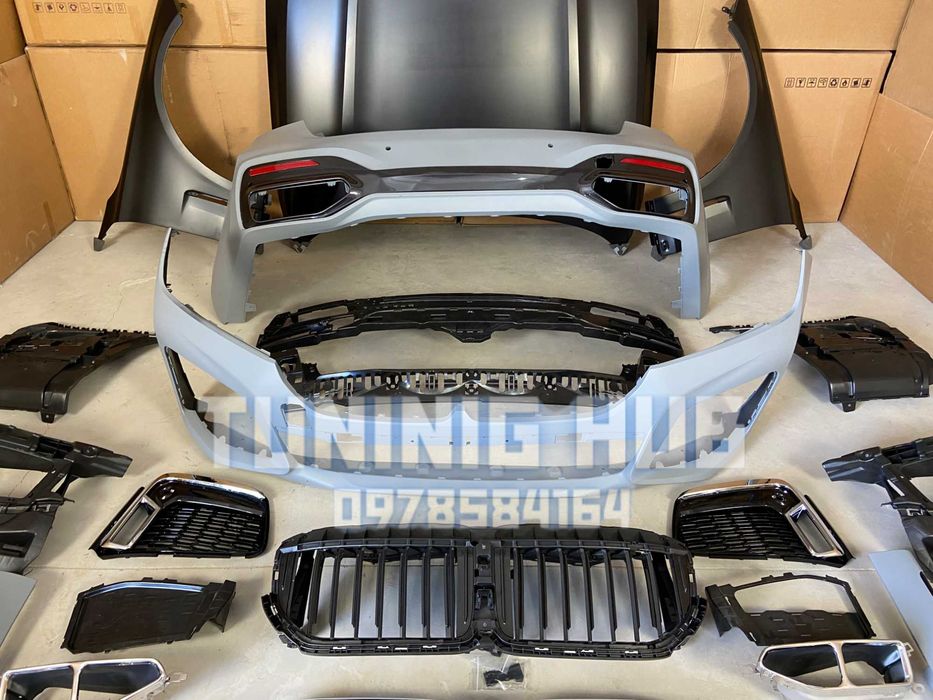 Комплект рестайлинга bmw g11 g12 обвес M Paket бмв г11 + Оптика