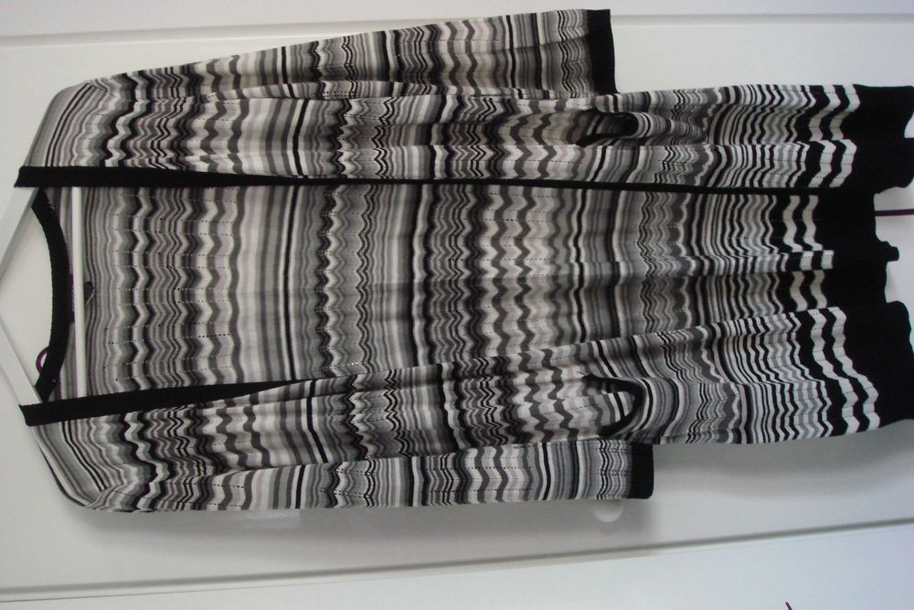 sweter długi bez zapinania lekki