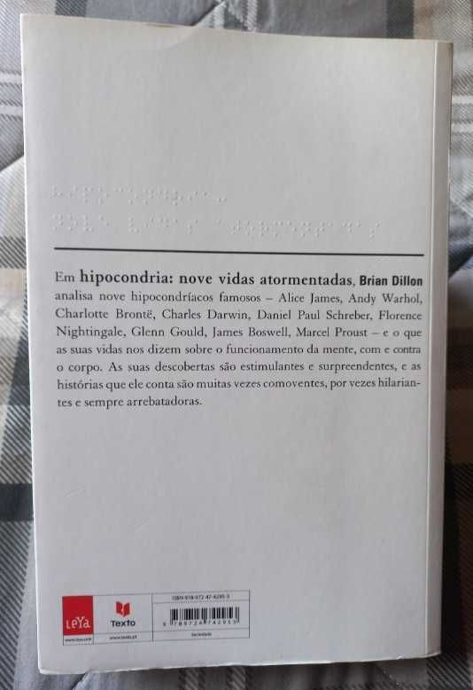 Hipocondria; Nove Vidas Atormentadas - Brian Dillon