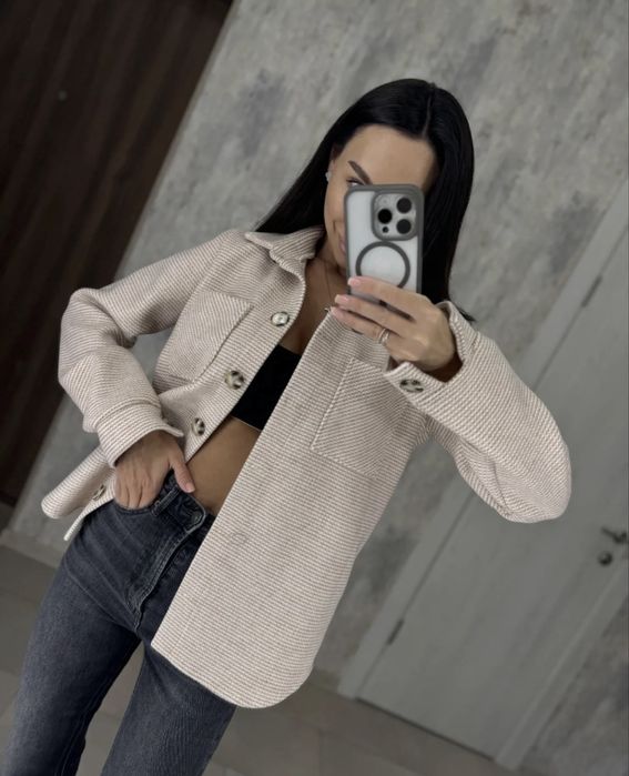 Сорочка-пальто з кашеміру